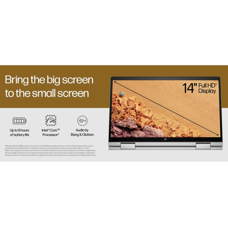 لپ تاپ 14 اینچی اچ پی مدل ENVY X360 14-ES1013DX-Core 5 120U-8GB DDR4-1TBSSD-W-Touch