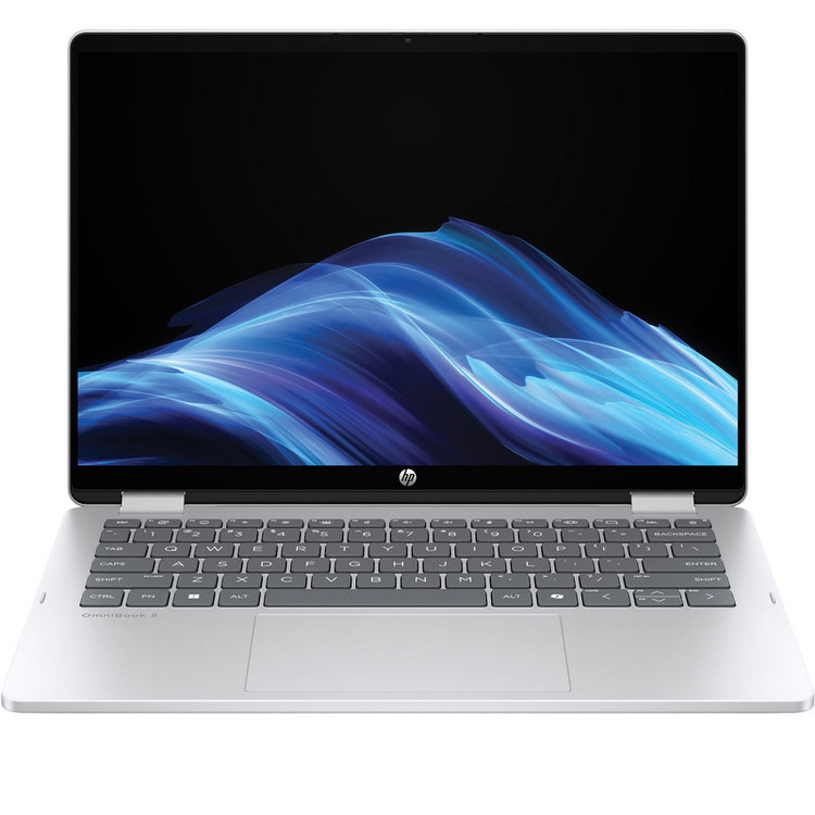 لپ تاپ 14 اینچی اچ پی مدل OmniBook 5 Flip 14-fp0013dx-Core 5 120U-8GB LPDDR5-2TB SSD-Touch-Backlit-W