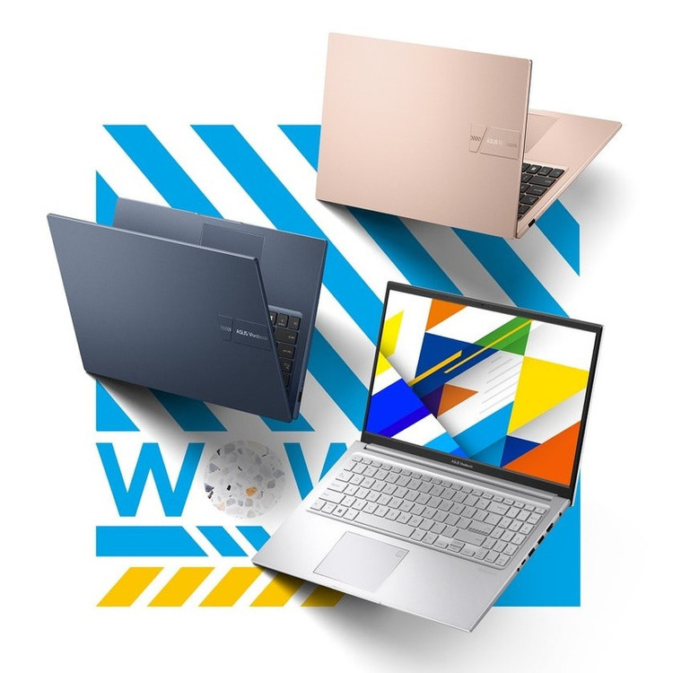 لپ تاپ 15.6 اینچی ایسوس مدل Vivobook 15 F1504VA-i3 1315U-12GB DDR4-1T SSD-Backlit-Fingerprint