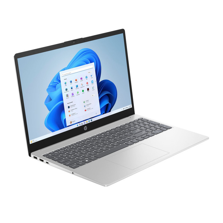 لپ تاپ 15.6 اینچی اچپی HP 15-FC0124NIA-AMD Ryzen3 7320U-8GB DDR5-512GB SSD 15.6 FHD