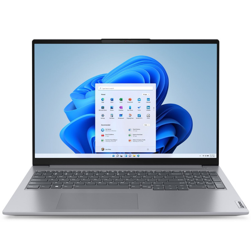 لپ تاپ 16 اینچی لنوو  ThinkBook 16 G6 IRL - i3 1315U - 8GB DDR4 - 512GB SSD - IPS - Backlit - Fingerprint