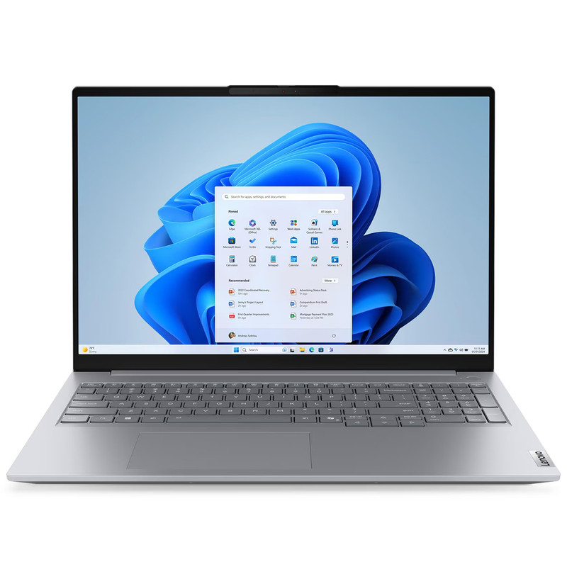 لپ تاپ 16 اینچی لنوو  ThinkBook 16 G8 IAL - Core Ultra 7 255H - 16GB DDR5  - 512GB SSD - IPS 60Hz - Backlit - Fingerprint