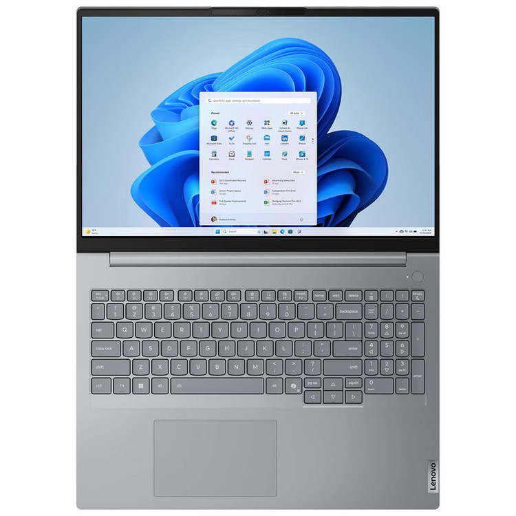 لپ تاپ 16 اینچی لنوو ThinkBook 16 G8 IAL - Core Ultra 9 185H - 16GB DDR5 - 512GB SSD - IPS 60Hz - Backlit - Fingerprint