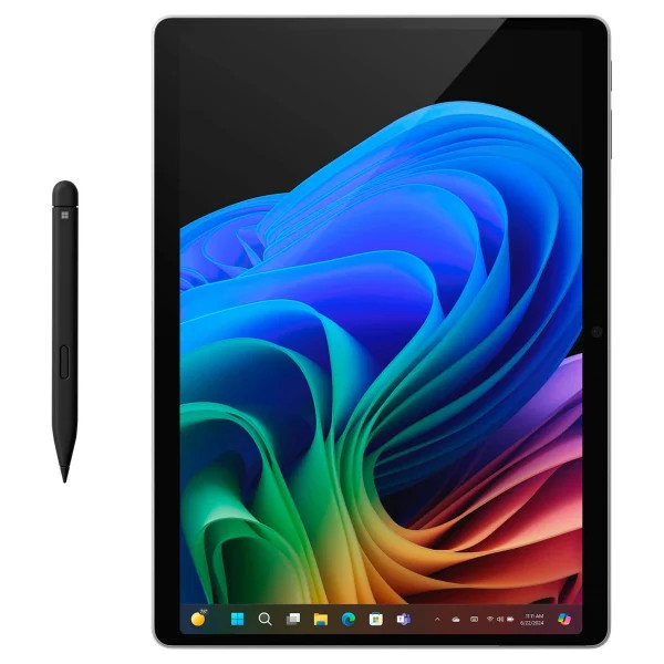 تبلت ۱۳ اینچی مایکروسافت Surface Pro 11 Snapdragon X Plus - ۱۶GB LPDDR5x - 256GB SSD - Silver Touch + Win 11 Pro